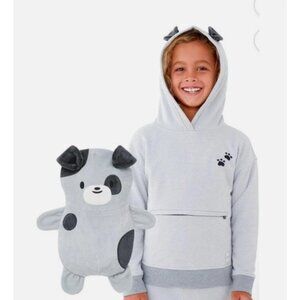 Cubcoats Unisex Kids Ages 4-5 Hoodie Sweatshirt Converts Pimm Plushie NWT 0621